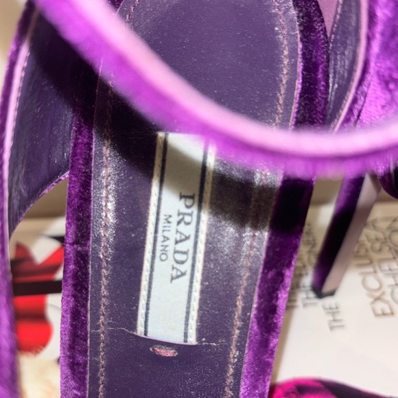 PRADA Sandal in velvet - Picture 7 of 8